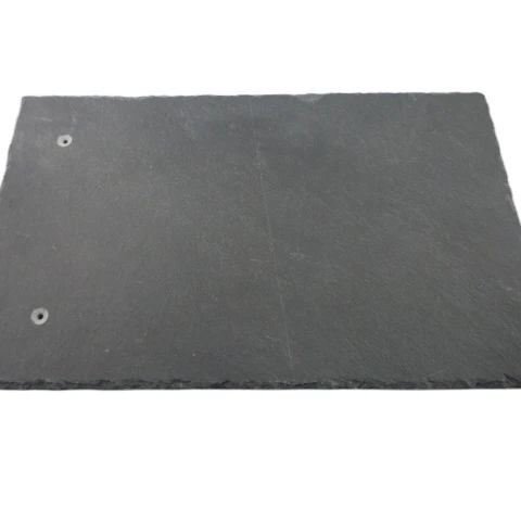 Apartment 40*25 m Square Roofing Tiles Black Slate Roof Tiles On Shingle