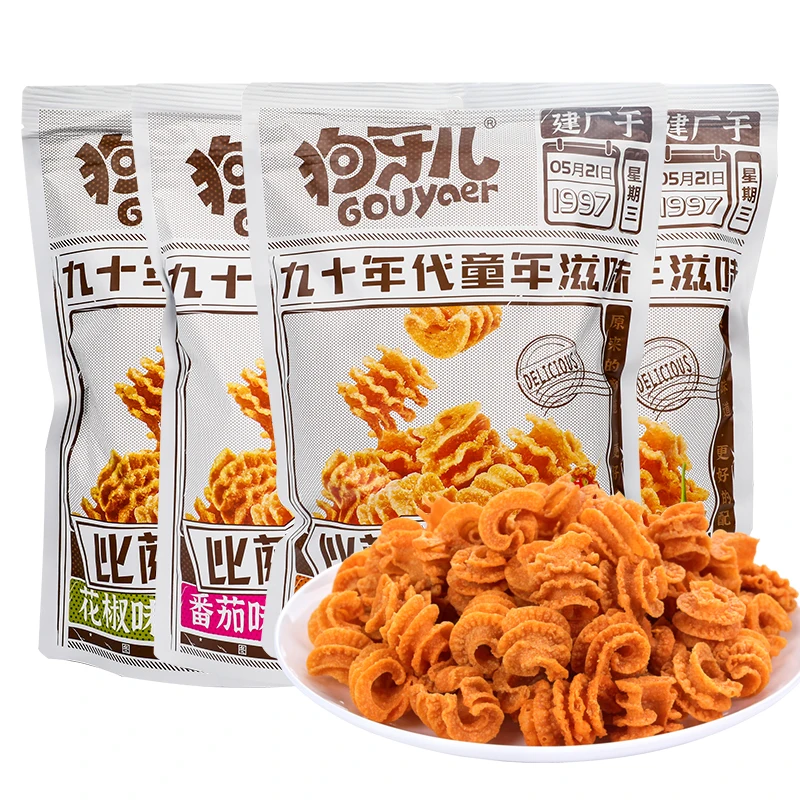Фабрика поставляет высококачественные китайские закуски, пищевая зерновая закуска, хрустящая рисовая корочка