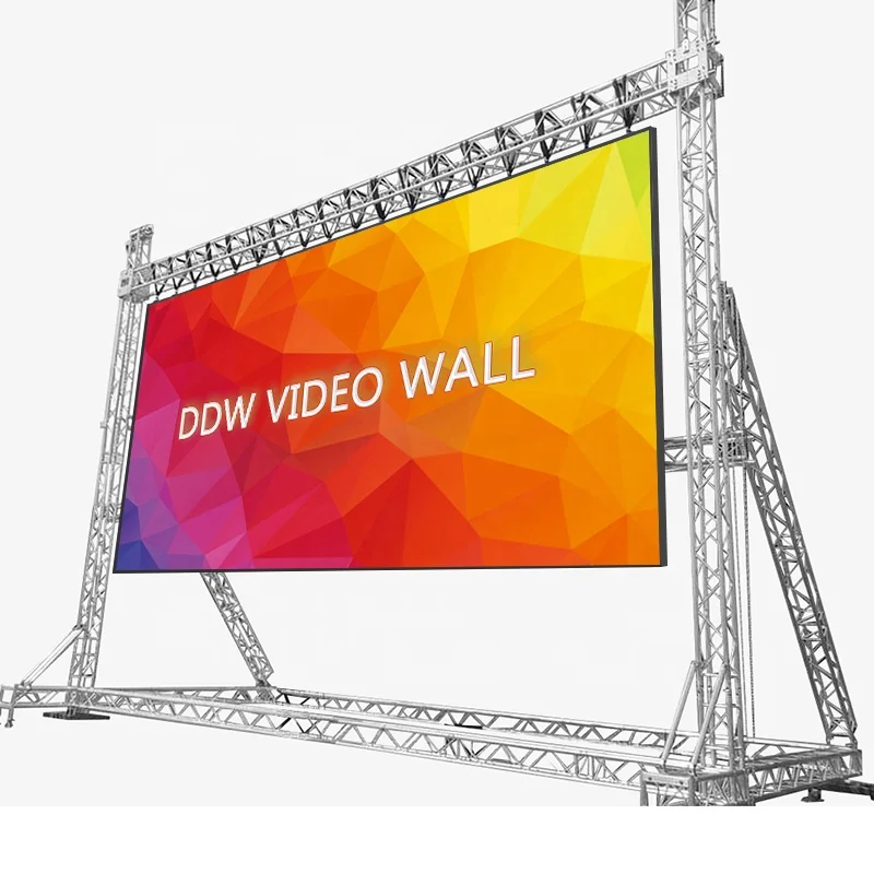 
Guangdong price p3 p3.9 p4 P5 waterproof giant video wall rental portable display panel advertising outdoor led screen 