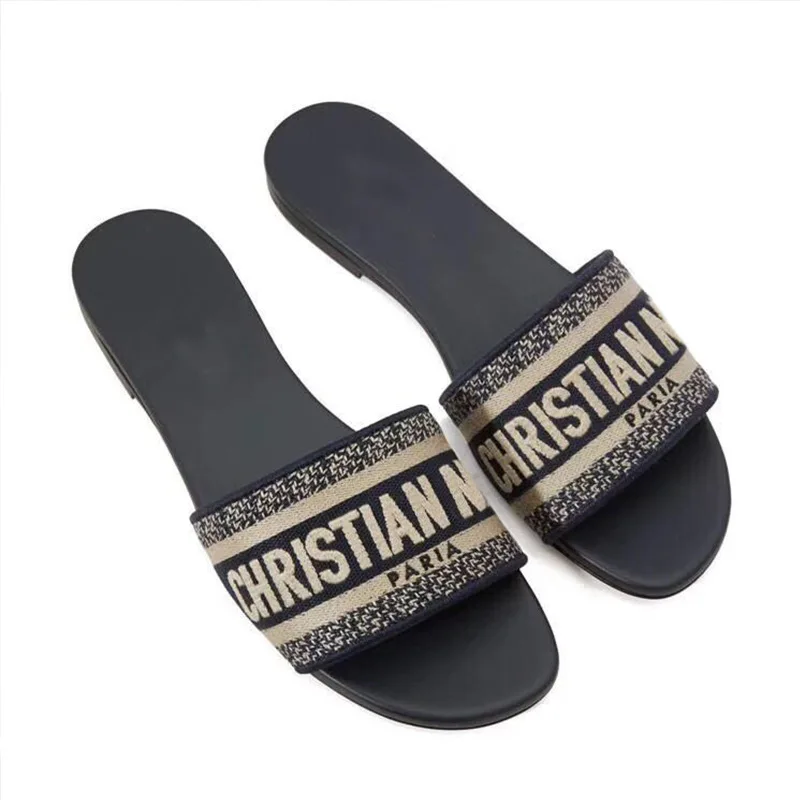 
Top Quality Latest Design Flip Flops Summer Outdoor Women Slip On Footwear Custom Slide Designer Femme Sandalias 