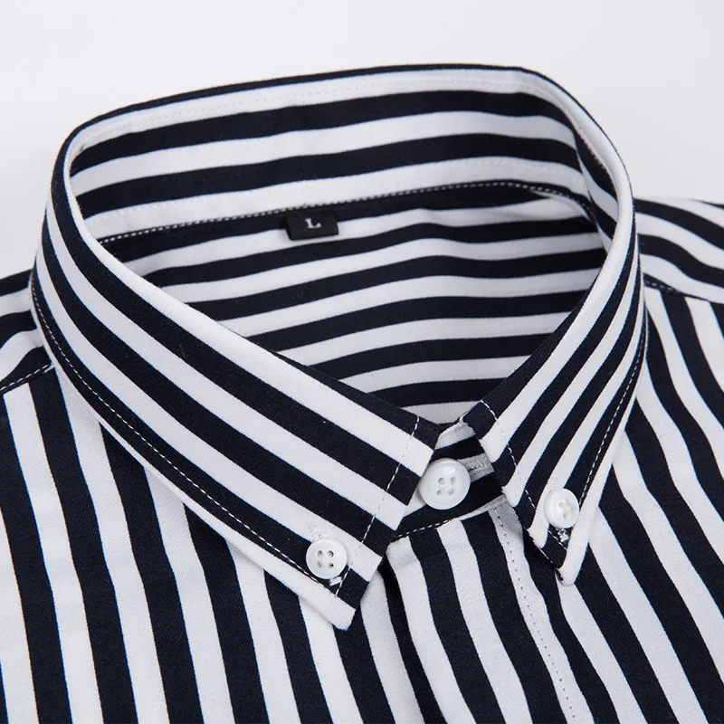 Custom Plaid Man Shirts Long Sleeve Casual 100% Cotton Mens Blouse Business Formal Office Plaid Shirts For Men