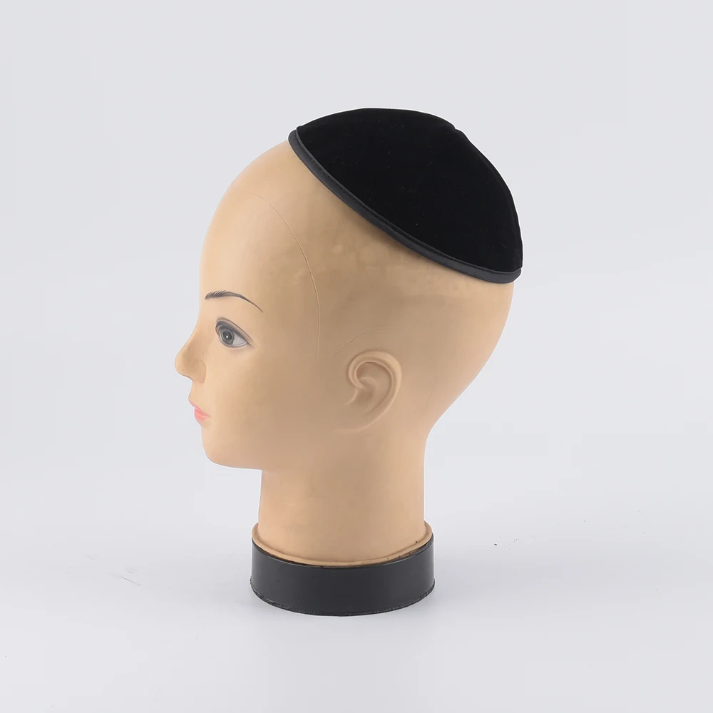 Оптовая продажа дешевый логотип на заказ Еврейский Бархат kippah вышивка и печать
