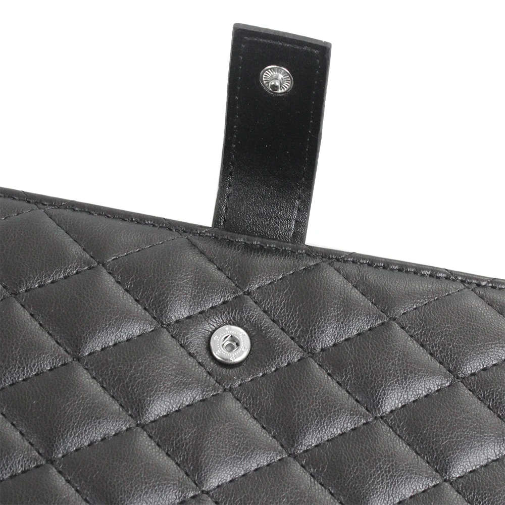 wholesale leather cosmetic lipstick case with mirror storage holder mini lipstick organizer designer bags for lipstick casing