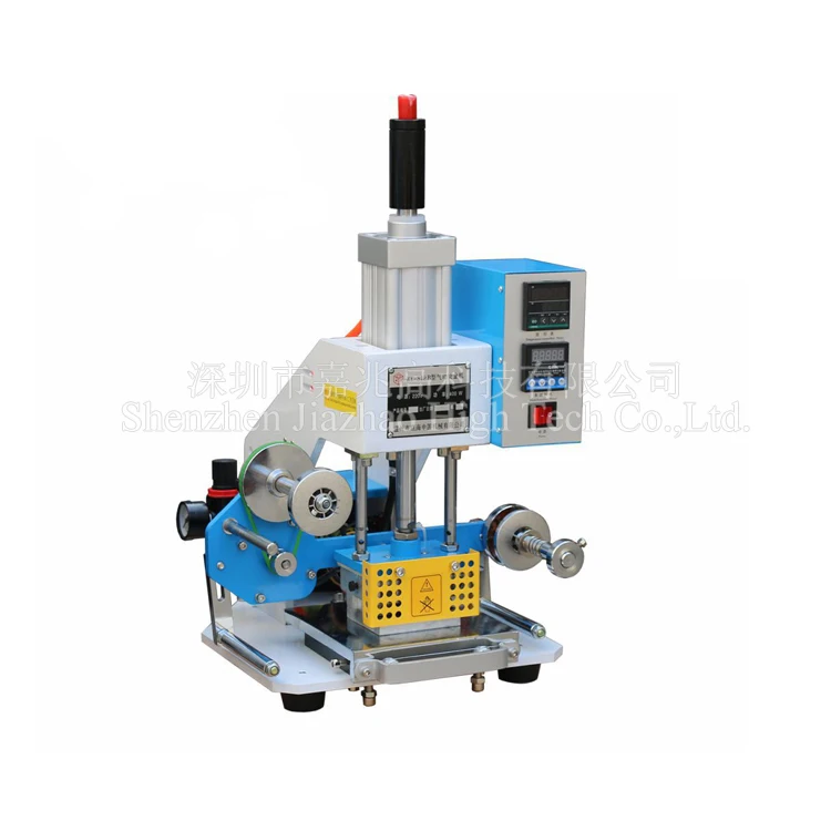 Pneumatic heat press machine packaging gift box punching and cutting sponge cell phone cover small pneumatic stamping machine