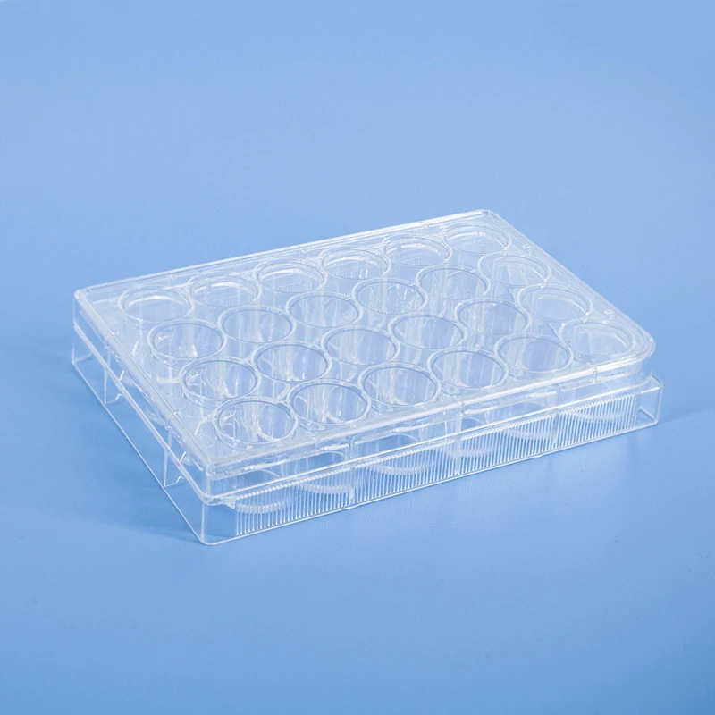 Тарелка Петри 24 Well, тарелка для культивирования тканей, стеклянные тарелки Петри 90 мм, одноразовые прозрачные пластиковые