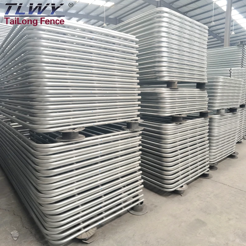 High Quality Temporary Metal Crowd Control Barriers  3mm Thickness Concert Crowd Control Barrier