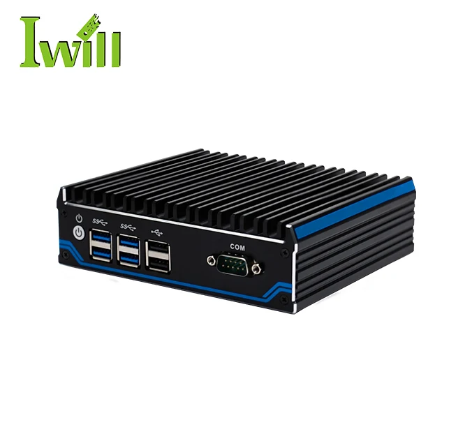 NUC ipc J4125 mini linux pc IWILL N1021 DC 12V с 1 * HD,2 * DP встроенный компьютер