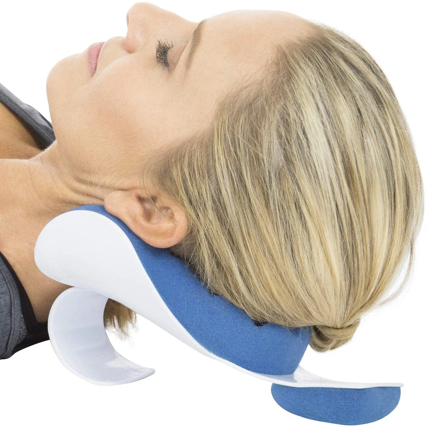ZRWA36 рельефная Шейная Подушка устройство для сцепления шеи хиропрактика подушка для растяжки шеи устройство для снятия боли в шее