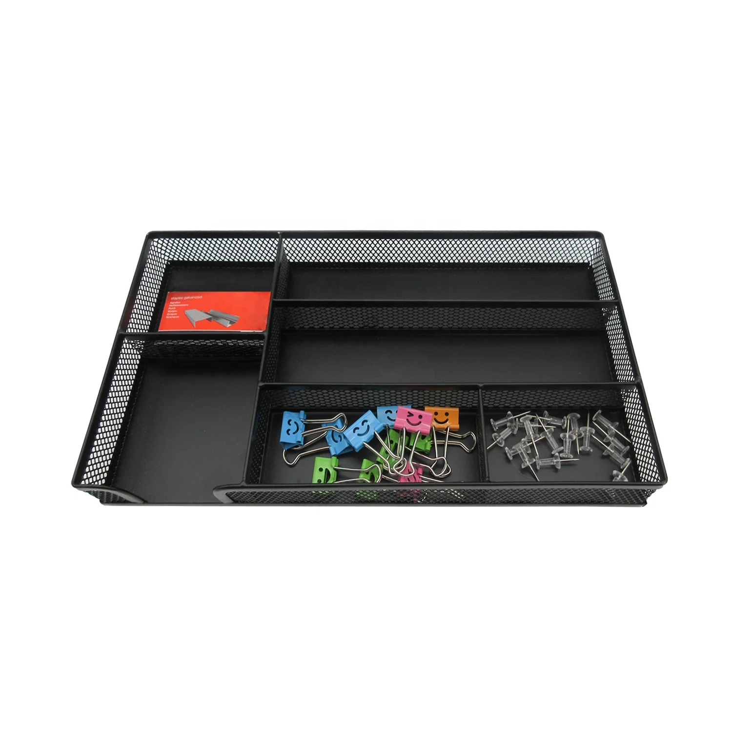 Офисные канцелярские принадлежности, современный металлический многофункциональный держатель для записей, держатель для карандашей, сетчатый Настольный Органайзер
