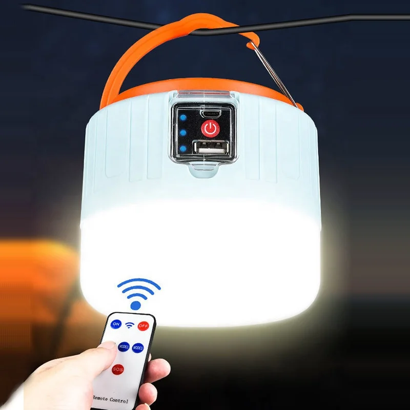 
Super Bright Solar LED Bulbs Rechargeable 5 Modes Portable Night Light Solar Charging Torch Lamp Flashlight 