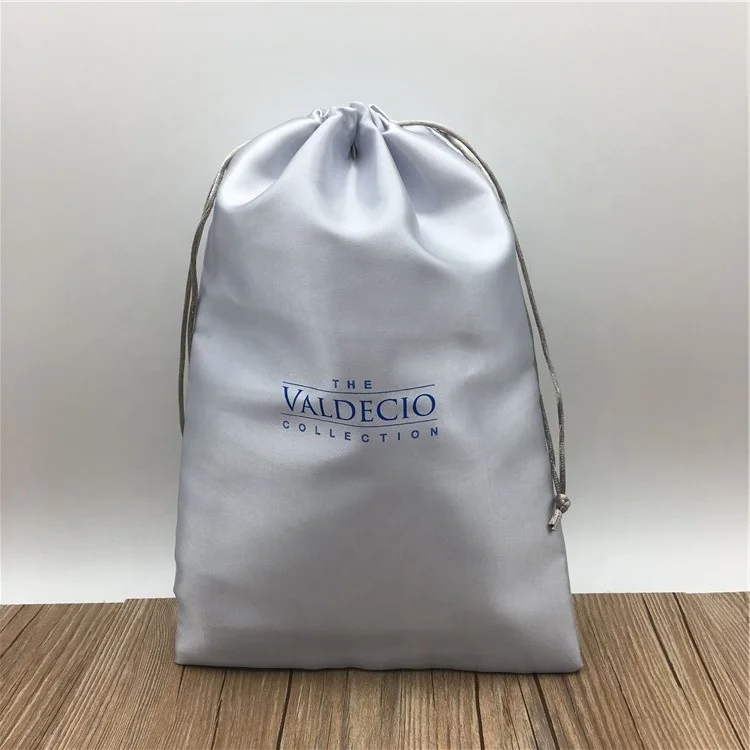 Promotional Satin Shoe Drawstring Bag , Satin Dust Bag