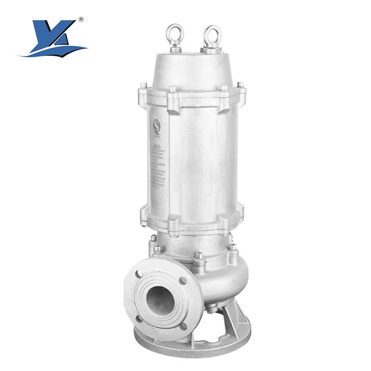 GNWQ 304 Нержавеющая сталь двойной нож резки Коррозионностойкий насос химической канализации