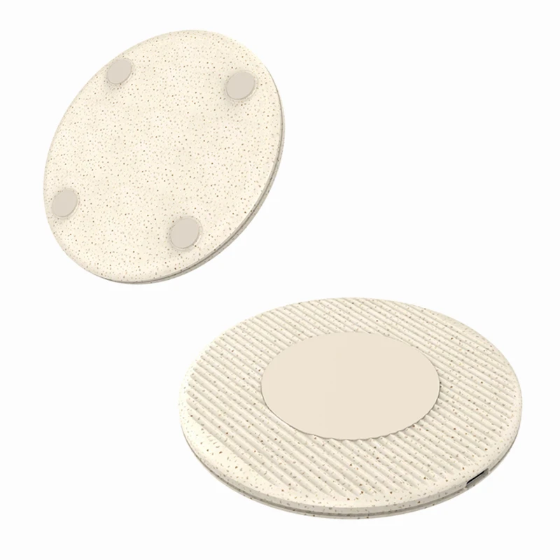 Трендовые продукты 2021, Новое поступление, экологически чистая Пшеничная солома, беспроводная Быстрая зарядка 15 Вт, беспроводное зарядное устройство для телефона