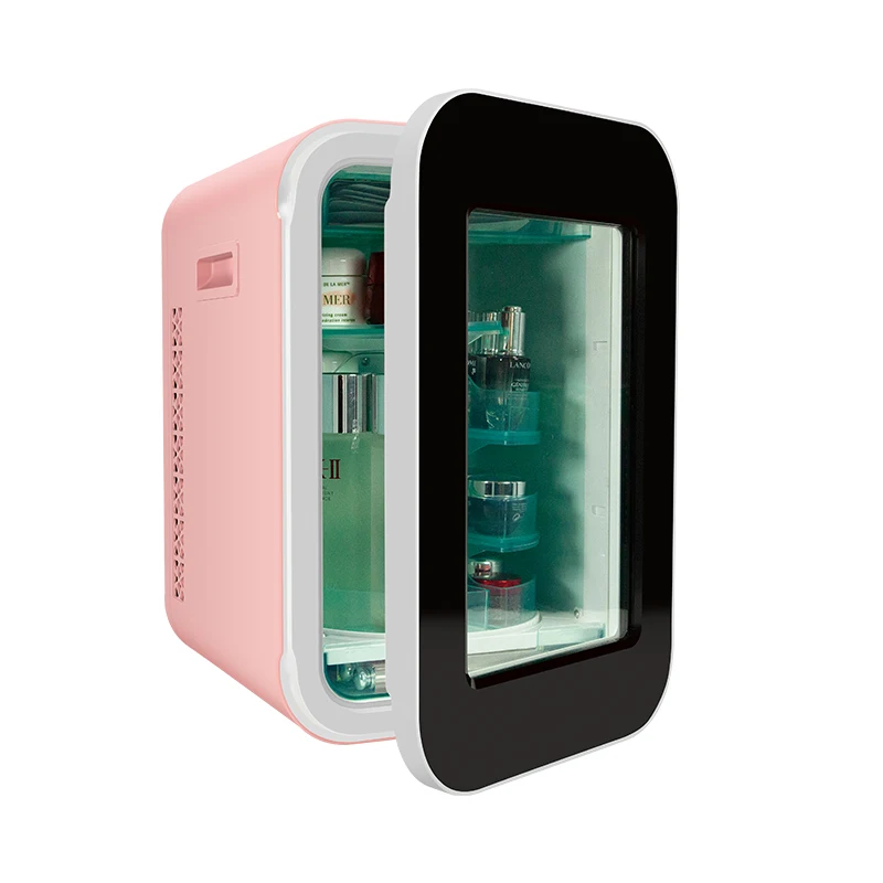 18L electric thermoelectric mini fridge Portable mini fridge for home with Glass Door