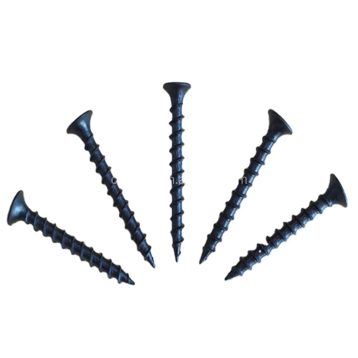 High Quality  Black Gray Phosphate Board China Black Drywall Screw