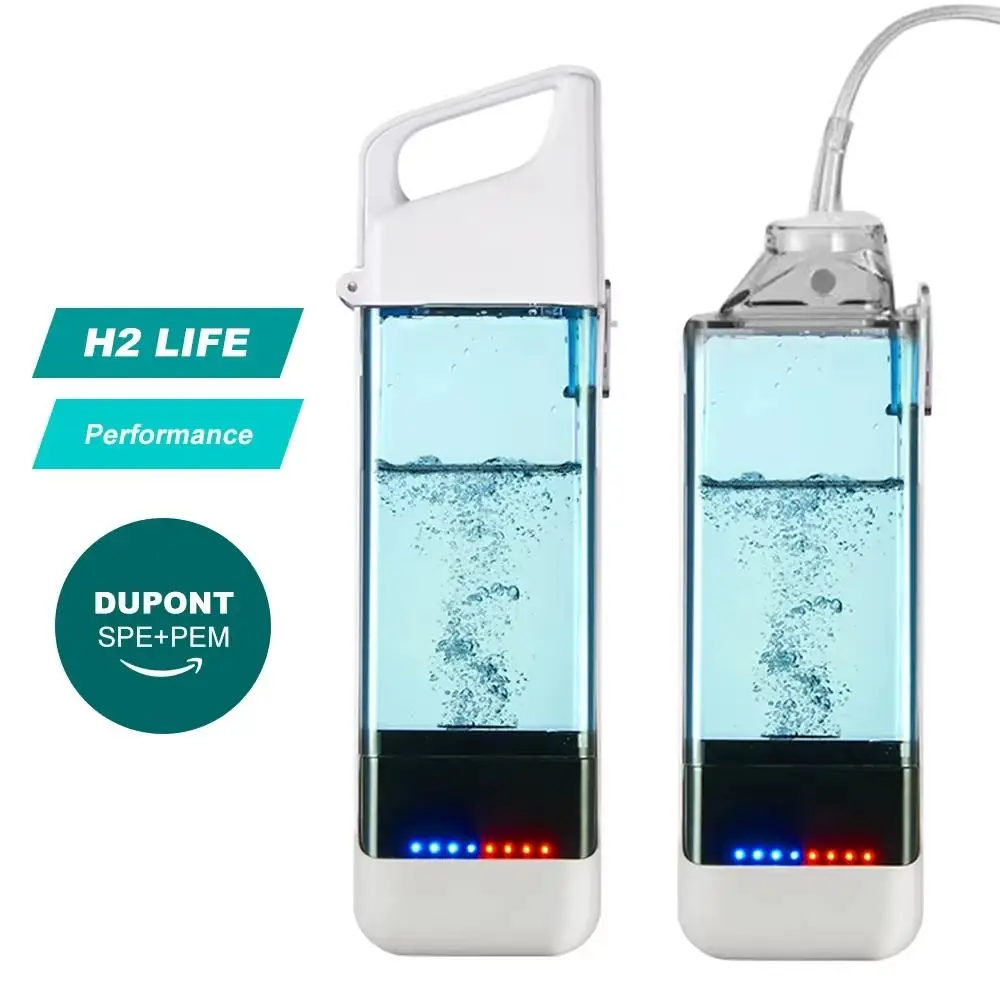 Hydrogen Generator Water Cup Filter Ionizer Maker Hydrogen-Rich Water Portable Super Antioxidants ORP Hydrogen Bottle 350ml