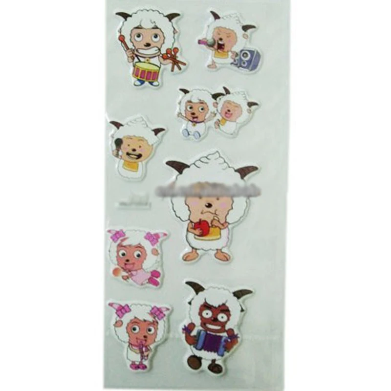 Wholesale 3D Sticker Vinyl Cute Animal Stickers Set Custom Sticker for Kids Cartoon