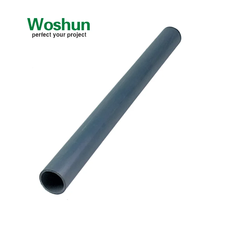 ABS PE PP Pvc Extrusion Plastic Tube Building Construction Materials Black Pvc Rounded Pipe Pc Pvc Pipe Plastic Tube