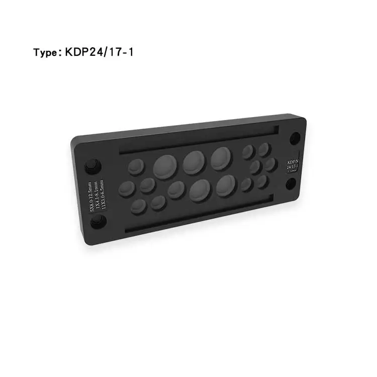 FAS electrical cabinet special threading plate KDP 24/17 -1 in-line cable management plate 301151 IP65