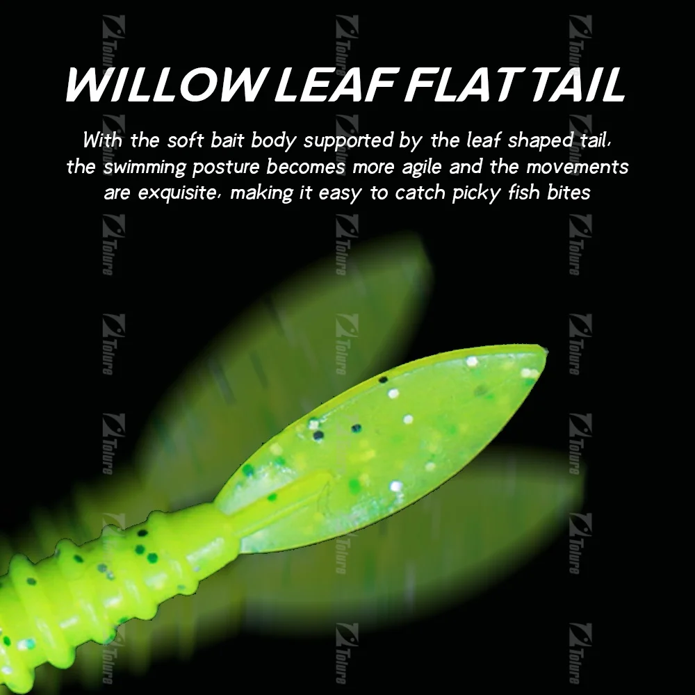 3.6mm 0.4g 10pc/bag Wobblers mini Ocean Rock Fishing Soft Lures Rubber Soft Baits Soft Worm Artificial Baits Bass Silicone Fish