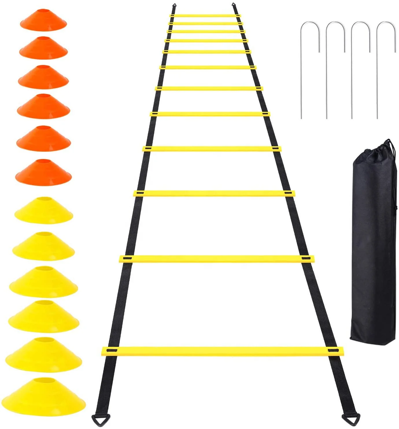 Best Quality Durable Soccer & Football Training Equipment Step Agility Ladder