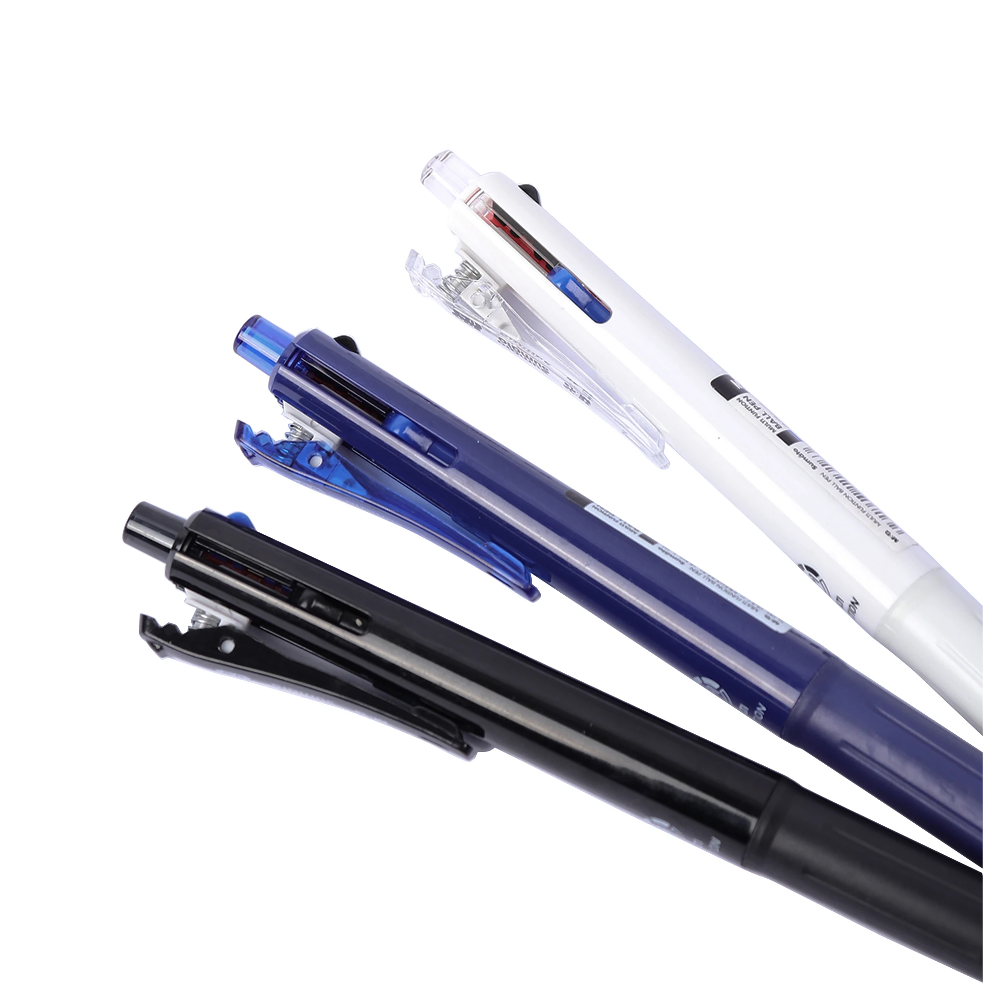 Custom 3 Color Pen in One Multi-colored Ballpoint Pen Multi-function ball Pen and Mechanical Pencil with Logo