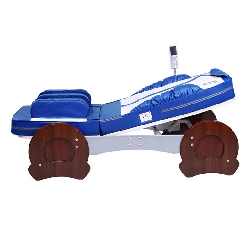 Electric S-shape Track Full Body Jade Thermal Heating Adjustable Bed Frame Thermal Massage Bed With Massage