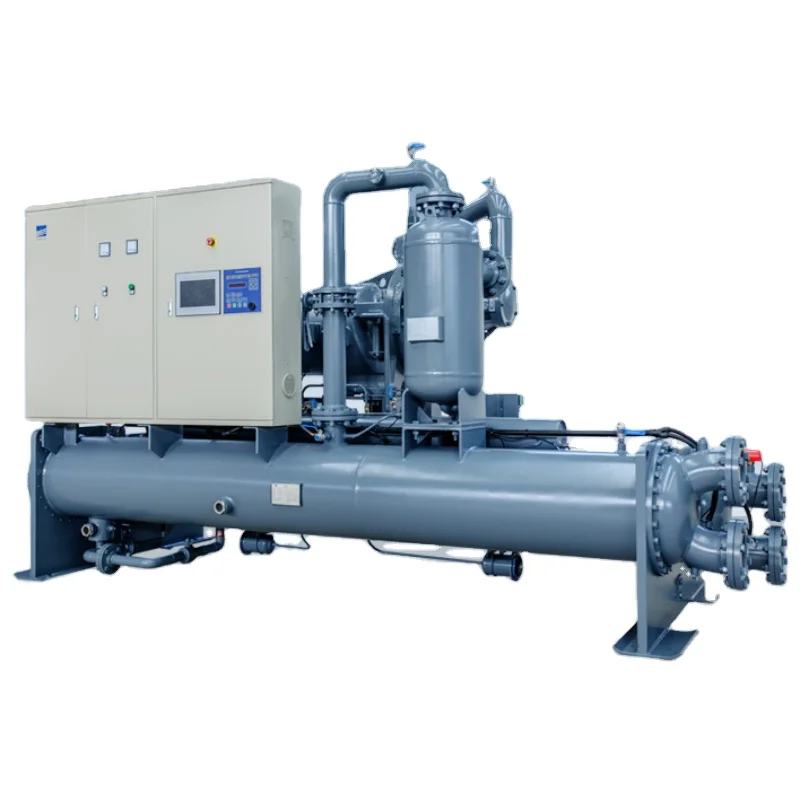 Industrial commercial industrial chiller water cooled screw chiller low consumption water cooled industrial screw chiller