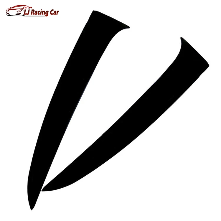 Glossy Black Window Rear Spoiler Side Wing Splitter Trim Cover For Kia Sportage R 2011 2012 2013 2014 2015