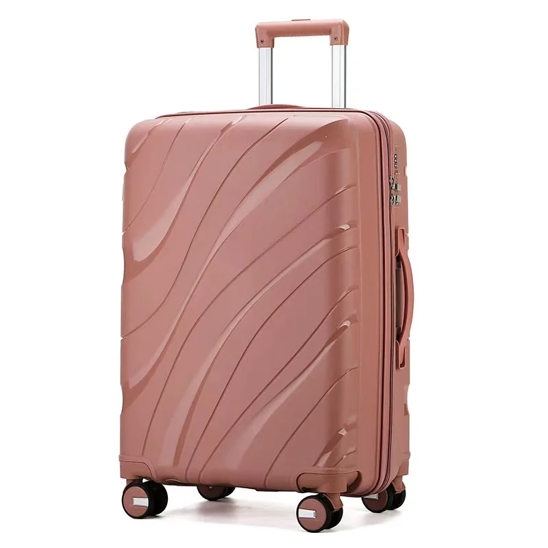 Factory wholesale pp outdoors high capacity Hard shell suitcases Carry on Airplane travel luggage
