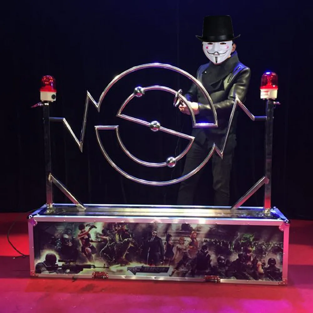 Large Stage Classic Magic Show Fire Wire Stage Magic Illusion Magic Equipment For Sale With Online Teaching Service GMG-285