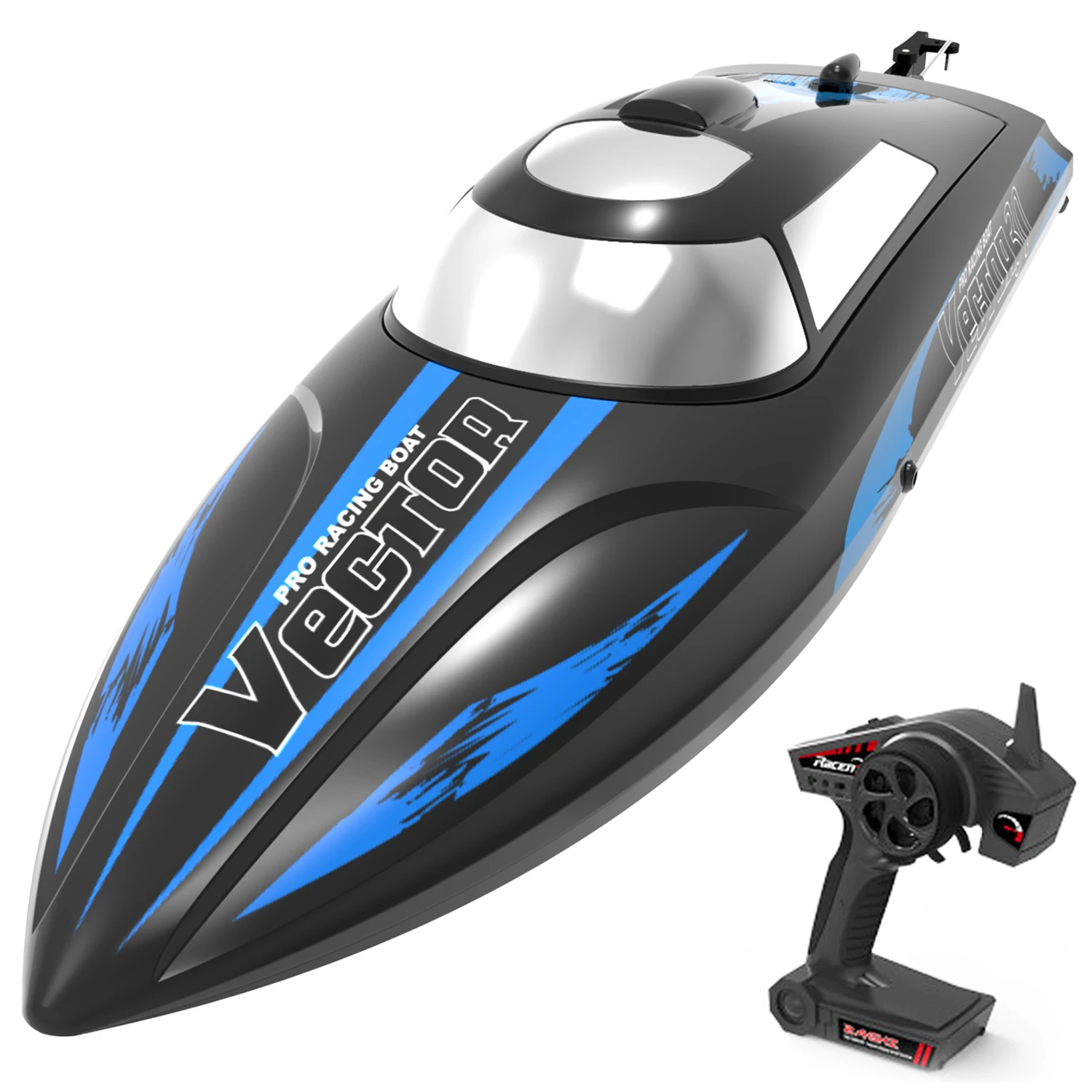 Черная 2 4 ГГц RTR Rremote игрушка лодка с самовосстанавливающийся RC гоночная электрическая многофункциональная пластиковая 4-канальная 1/20