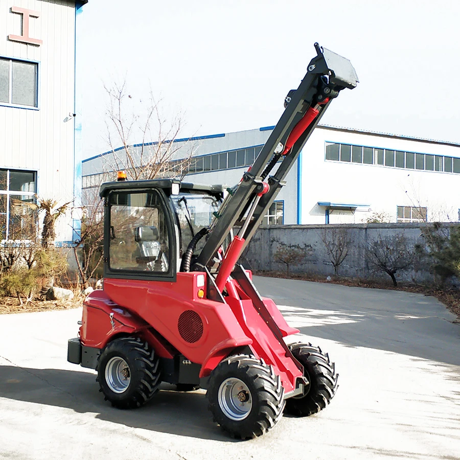 1 ton payload small agriculture loader DY840 mini telescopic wheel loader