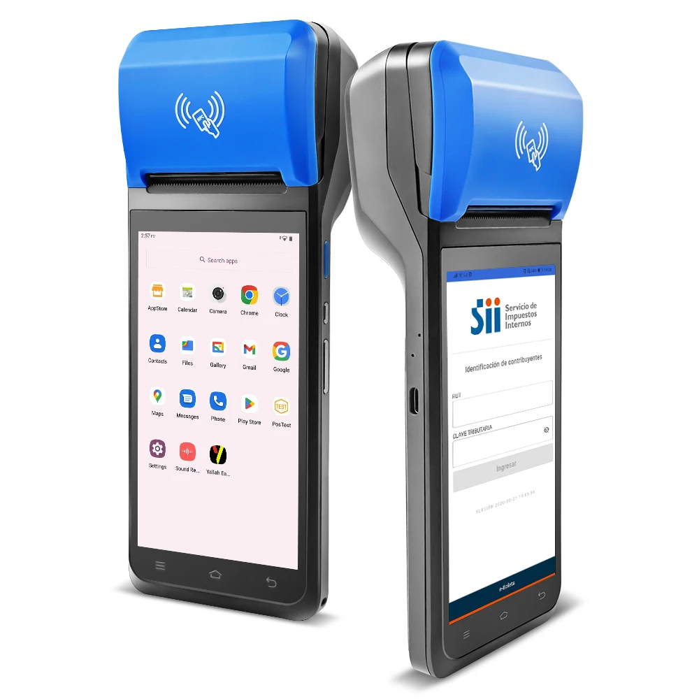 FYJ-F1 5.5' 3+16G Newest Mobile POS Android Handheld Terminal Portable Pos System Car Parking Pos System with Thermal Printer