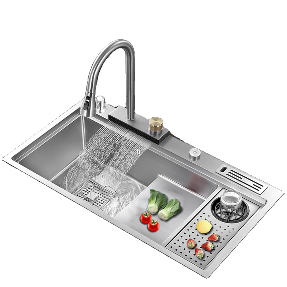 Factory wholesale in September hot multi-functional cup washing basin sink under the kitchen sink stainless steel basin sink