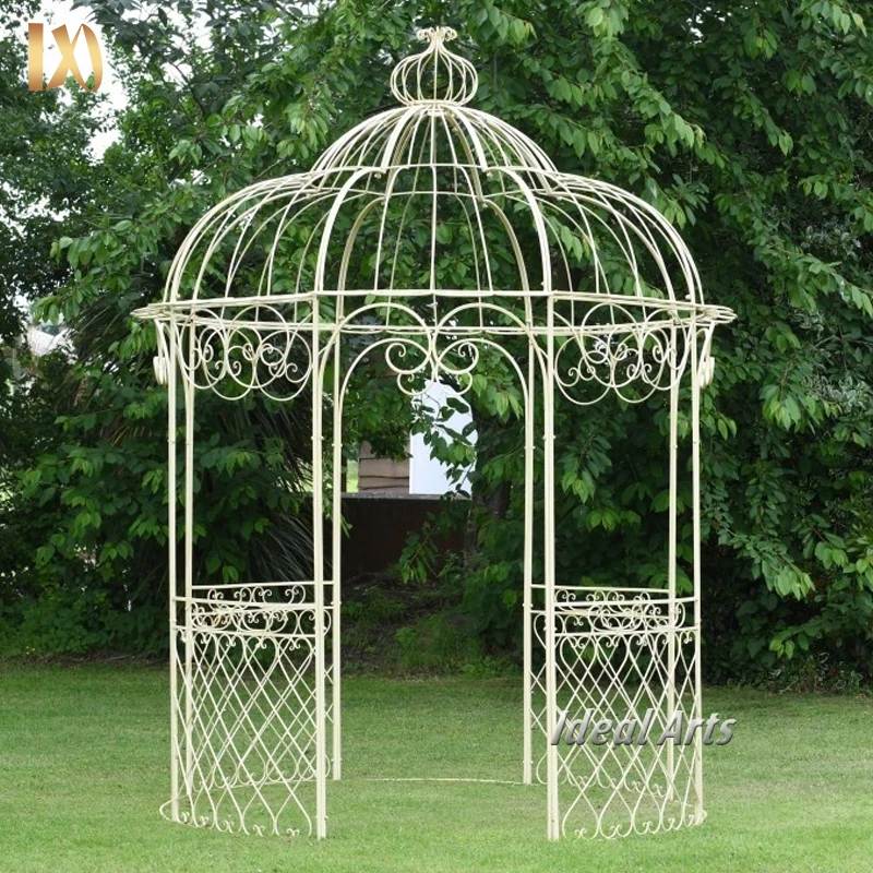 Ideal Arts Outstanding Wedding Gazebo Arch Metal Dome