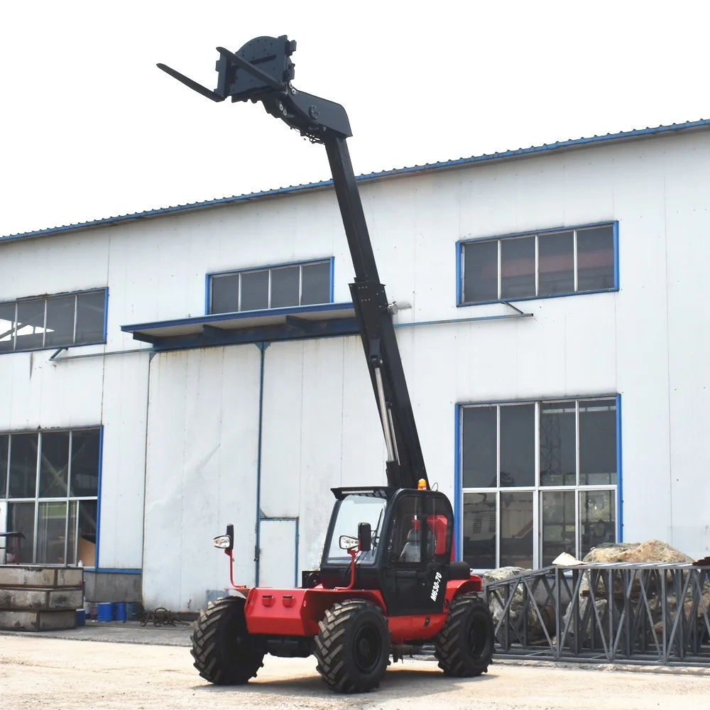 3ton 7 м manitou Телескопический телескопический погрузчик 4x4 телескопическая стрела вилочного погрузчика