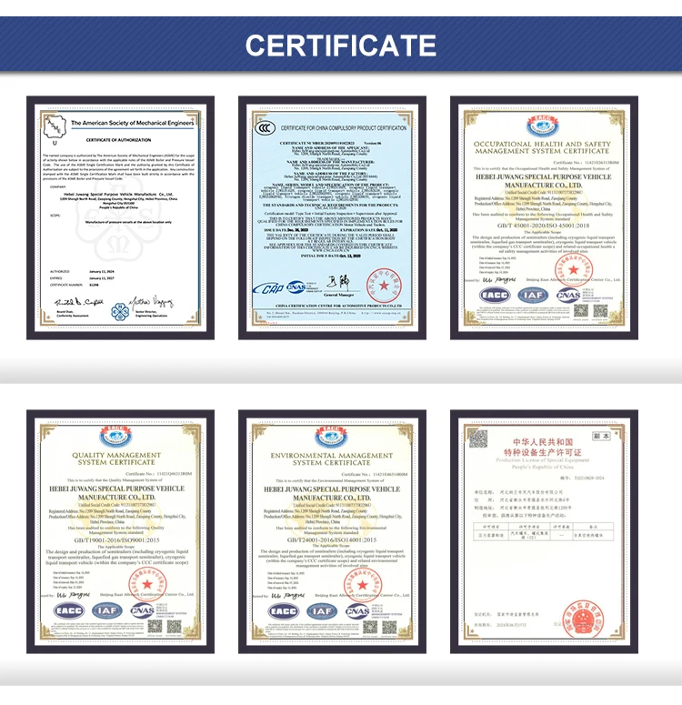 2024 hot sell Liquefied Natural Gas LNG Tanker Transports Semi Trailers Truck Trailers