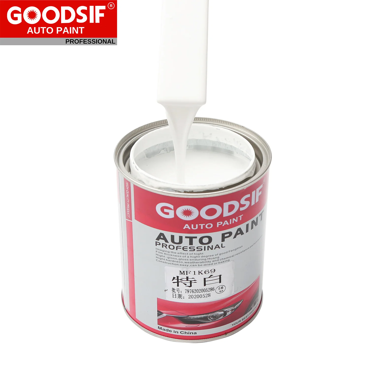 High Quality 1K Metallic Pearl Car paint Manufactures Basecoat Auto Repair Paint Automotive Touch up Paint in Factory Price