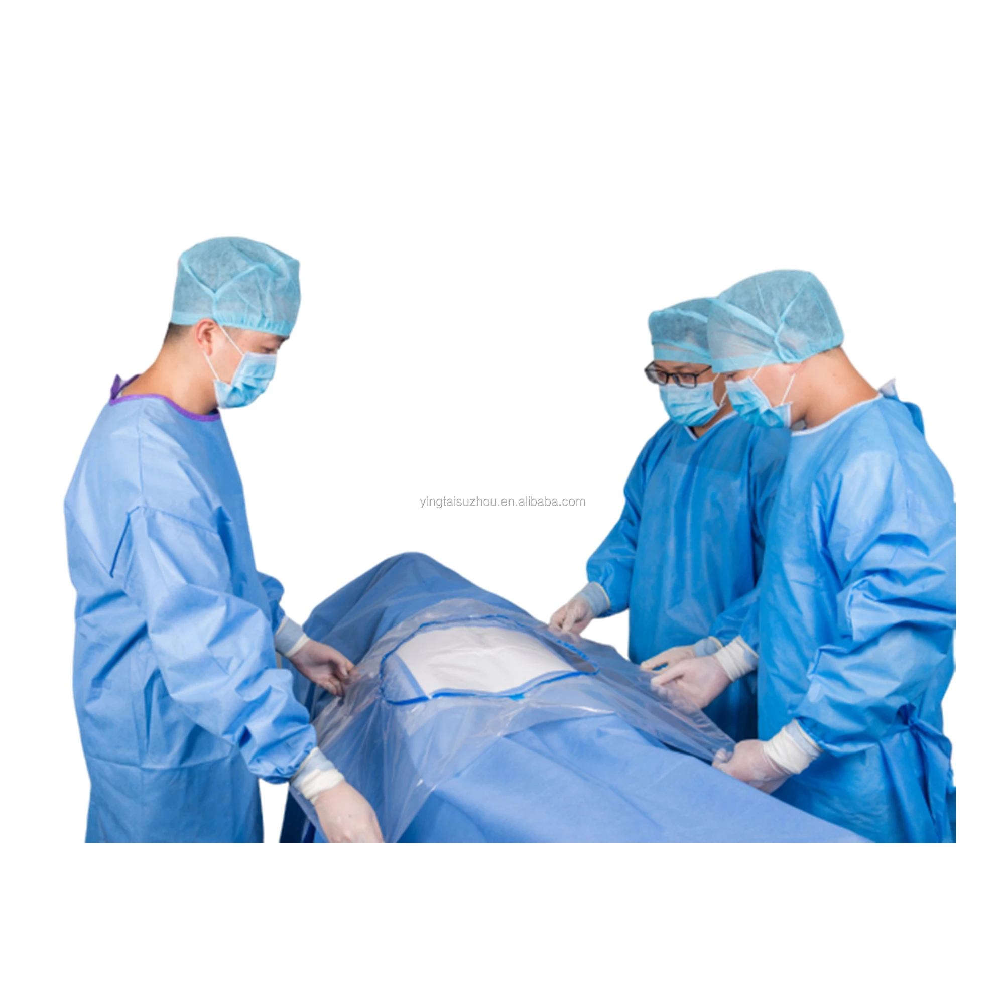 Surgical drapes pack for c section surgery cesarean drape sterile surgical drape pack hospital use medical products EO sterile O