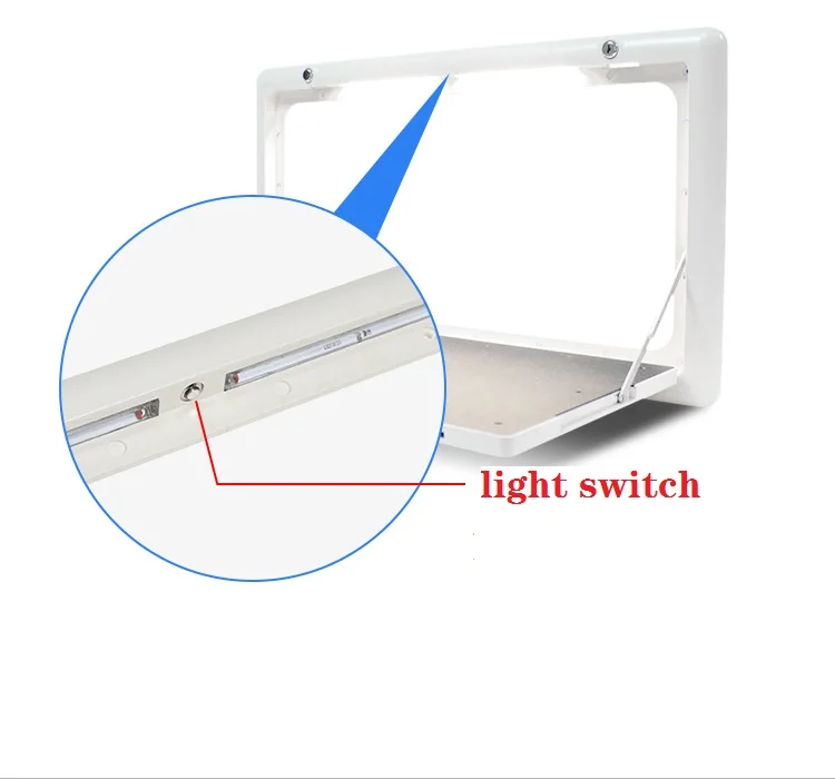 RV Outdoor Folding Dining Table Camper Caravan Motorhome External Dining Table Can Be Folded and Custom logo caravan accessories