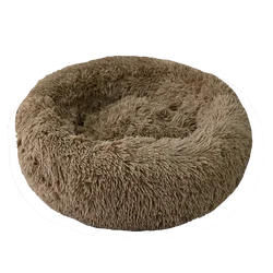 Comfortable Sleeping Round Comfortable New Style Pet Dog Cat Bed Round Plush Warm Original Calming Donut Cat And Dog Bed