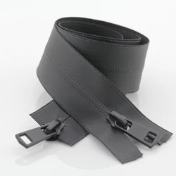 5#nylon Zipper spot high quality long chain invisible zip coat clothes bag zipper with double sliders waterproof zipper