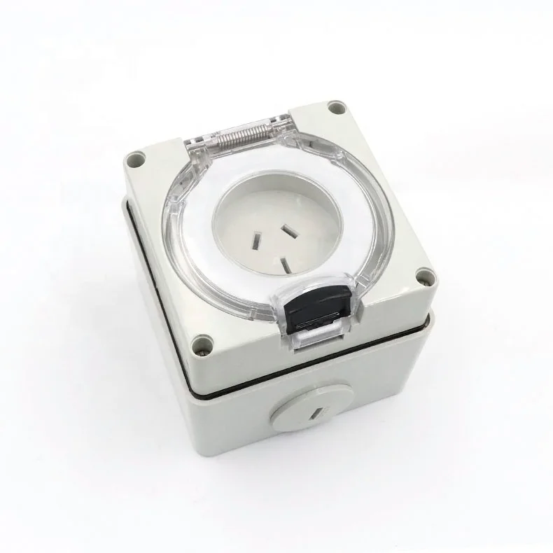 IP66 Австралия 4 круглый штырь 32A 500V 56SO432 Водонепроницаемая промышленная розетка