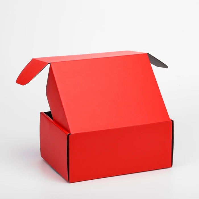 custom logo clothing corrugated carton Swimwear/Dress/Pants/T shirt box black foldable die cut shipping mailing packaging