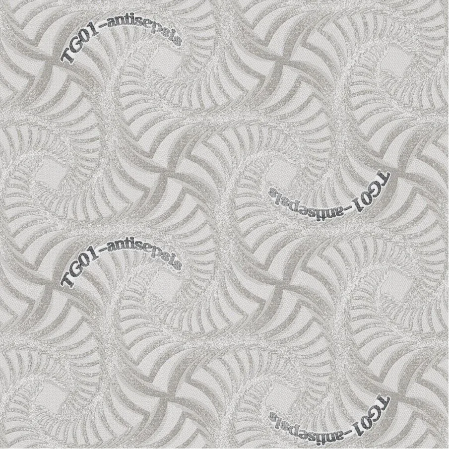 TG01 Antimicrobial Aftertreatment Rayon Jacquard Knitted Mattress Fabric