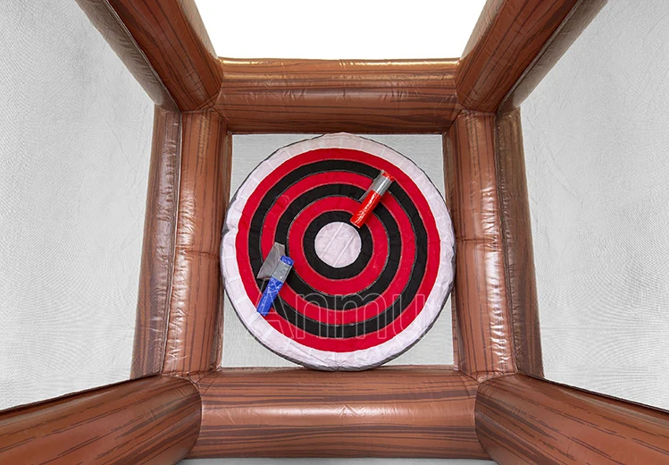 Anmu carnival games adult and kids inflatable sport game outdoor axe throwing game for sale