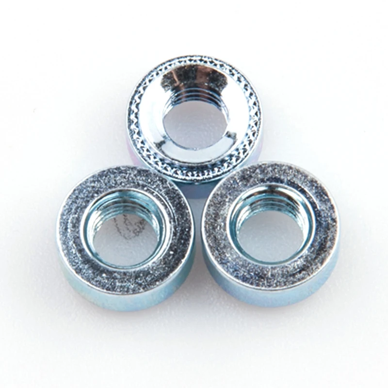 Углеродистая сталь Резьбовая круглая головка пресс-гайка M6 M10 самозаклинчиваемая гайка 10-24