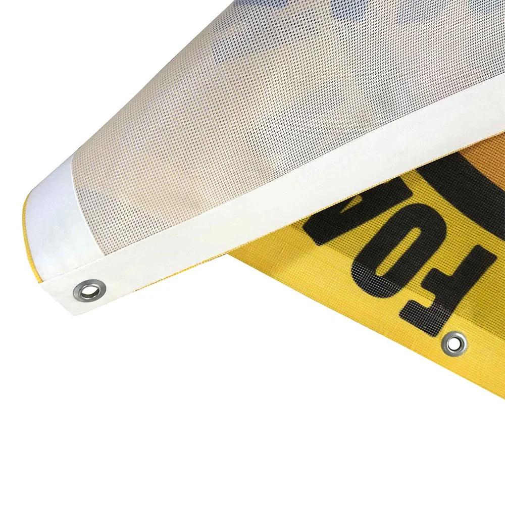 Any custom size brand promotions events venues top advertising ventilate shade mesh banner