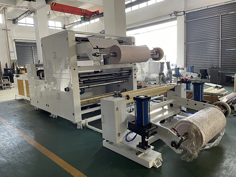 High Speed Sandwich Paper Hamburger paper Roll To Sheet Cutting Machine